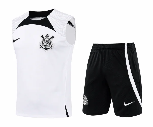 Conjunto Corinthians Branco - Treino 
