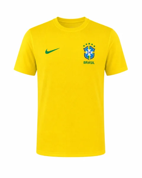 Camisa Brasil Amarela Dri-FIT